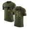 Deatrich Wise Jr. Legend Salute to Service T-Shirt - Olive