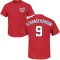 Dee Strange-Gordon Name & Number T-Shirt - Red