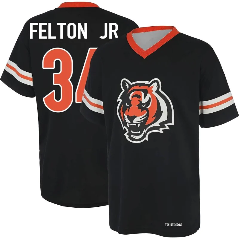 Demetric Felton Jr. Name & Number T-Shirt - Brown - Tshirtsedge