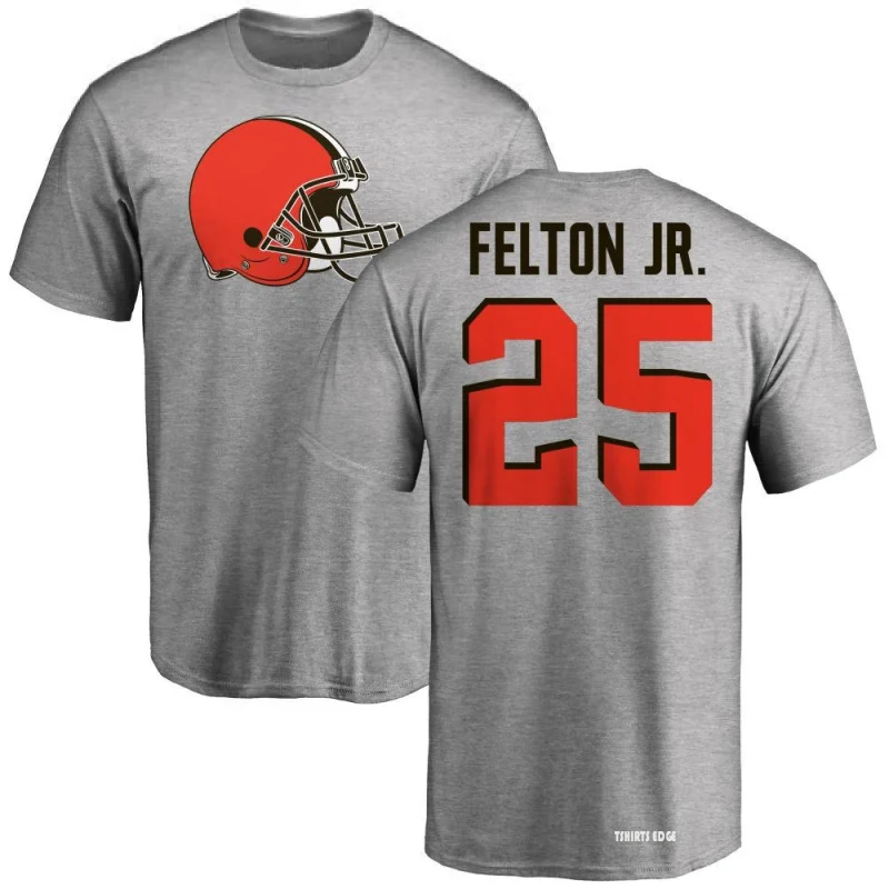 Demetric Felton Jr. Name & Number T-Shirt - Brown - Tshirtsedge