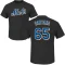 Dennis Santana Name & Number T-Shirt - Black