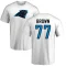 Deonte Brown Name & Number T-Shirt - White