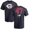 Derek Law Name and Number Banner Wave T-Shirt - Navy