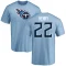 Derrick Henry Name & Number T-Shirt - Light Blue