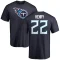 Derrick Henry Name & Number T-Shirt - Navy