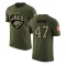 De'Shaan Dixon Legend Salute to Service T-Shirt - Olive