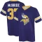 DeWayne McBride Name & Number Game Day V-Neck T-Shirt - Purple