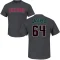 Diego Castillo Name & Number T-Shirt - Charcoal