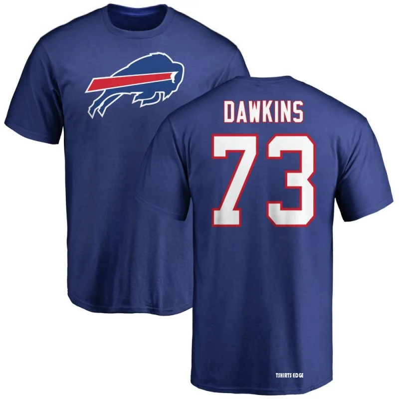 Dion Dawkins Name & Number T-Shirt - Royal - Tshirtsedge