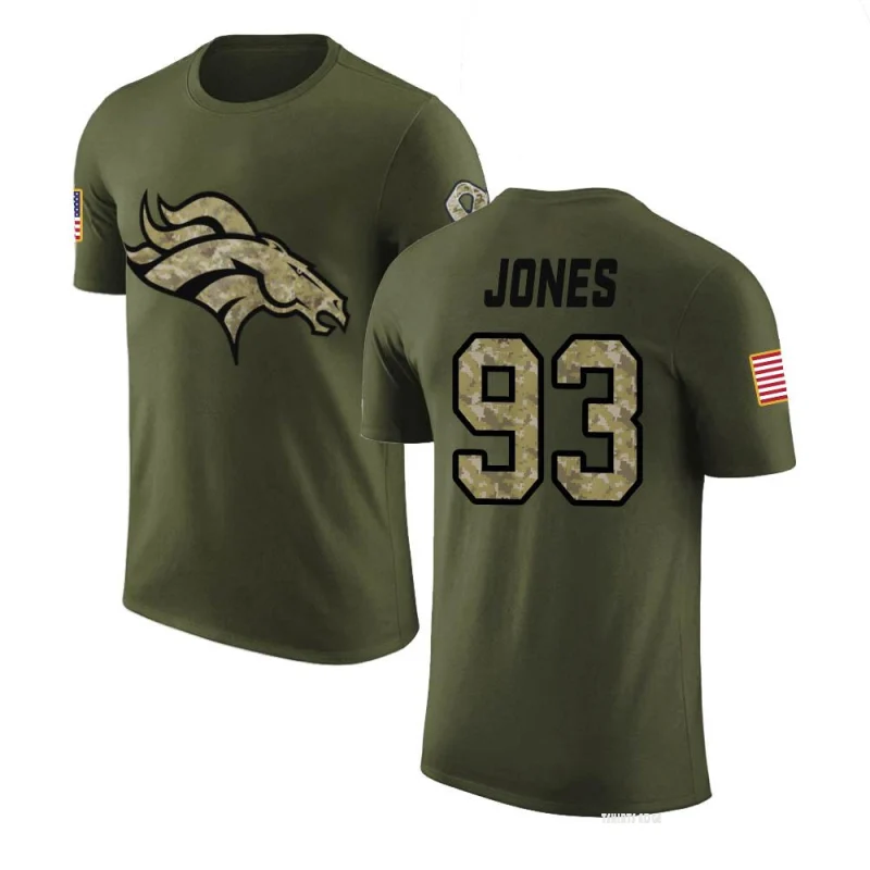 D.J. Jones Legend Salute to Service T-Shirt - Olive - Tshirtsedge