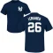 DJ LeMahieu Name & Number T-Shirt - Navy