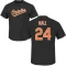 DL Hall Name & Number T-Shirt - Black