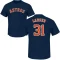 Don Larsen Name & Number T-Shirt - Navy