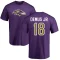 Dontay Demus Jr. Name & Number T-Shirt - Purple