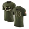 Dontayvion Wicks Legend Salute to Service T-Shirt - Olive