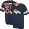 Douglas Coleman III Name & Number Game Day V-Neck T-Shirt - Navy