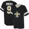 Drew Brees Name & Number Game Day V-Neck T-Shirt - Black