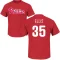 Drew Ellis Name & Number T-Shirt - Red