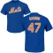 Drew Gagnon Name & Number T-Shirt - Royal