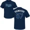 Drew Rasmussen Name & Number T-Shirt - Navy