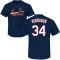 Drew VerHagen Name & Number T-Shirt - Navy