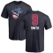 Dru Smith Name and Number Banner Wave T-Shirt - Navy