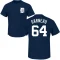 Dustin Garneau Name & Number T-Shirt - Navy