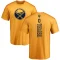 Dustin Tokarski One Color Backer T-Shirt - Gold