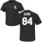 Dylan Cease Name & Number T-Shirt - Black