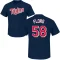 Dylan Floro Name & Number T-Shirt - Navy