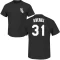 Earl Averill Name & Number T-Shirt - Black