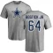 Earl Bostick Jr. Name & Number T-shirt - Gray