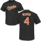 Earl Weaver Name & Number T-Shirt - Black