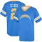 Easton Stick Name & Number Game Day V-Neck T-Shirt - Royal