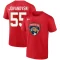 Ed Jovanovski 2023 Stanley Cup Final Name & Number T-Shirt - Red