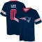 Ed Lee Name & Number Game Day V-Neck T-Shirt - Navy