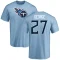 Eddie George Name & Number T-Shirt - Light Blue