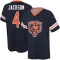 Eddie Jackson Name & Number Game Day V-Neck T-Shirt - Navy