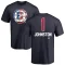 Eddie Johnston Name and Number Banner Wave T-Shirt - Navy