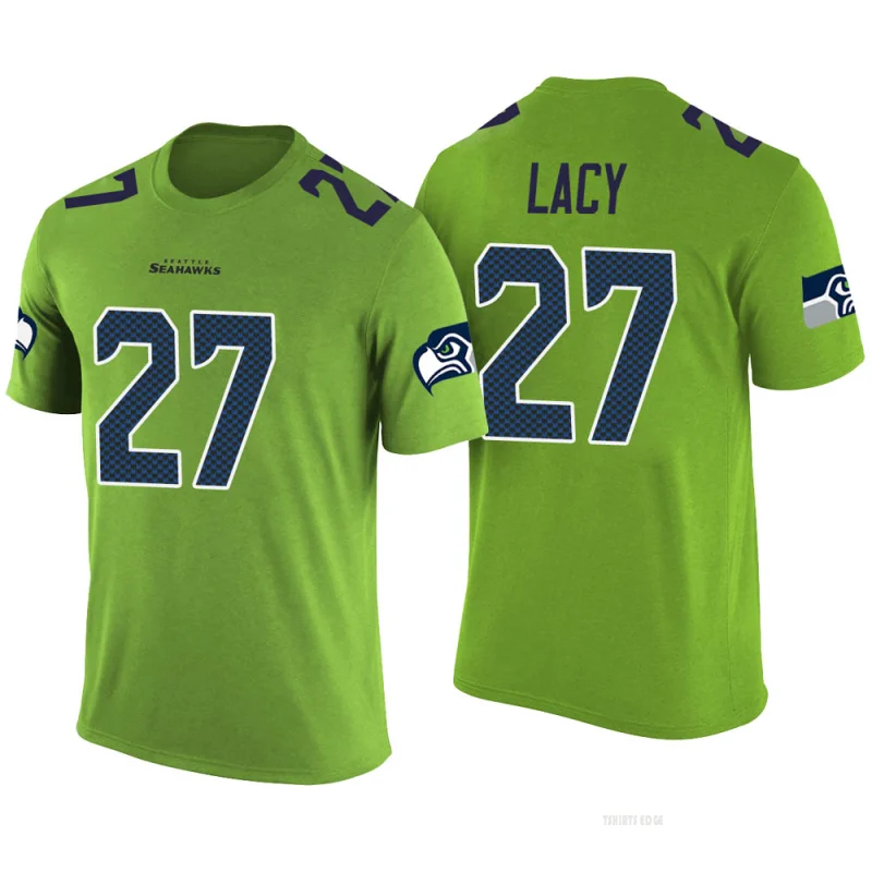 Tshirtsedge Eddie Lacy Legend Color Rush T-Shirt - Green