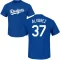 Eddy Alvarez Name & Number T-Shirt - Royal