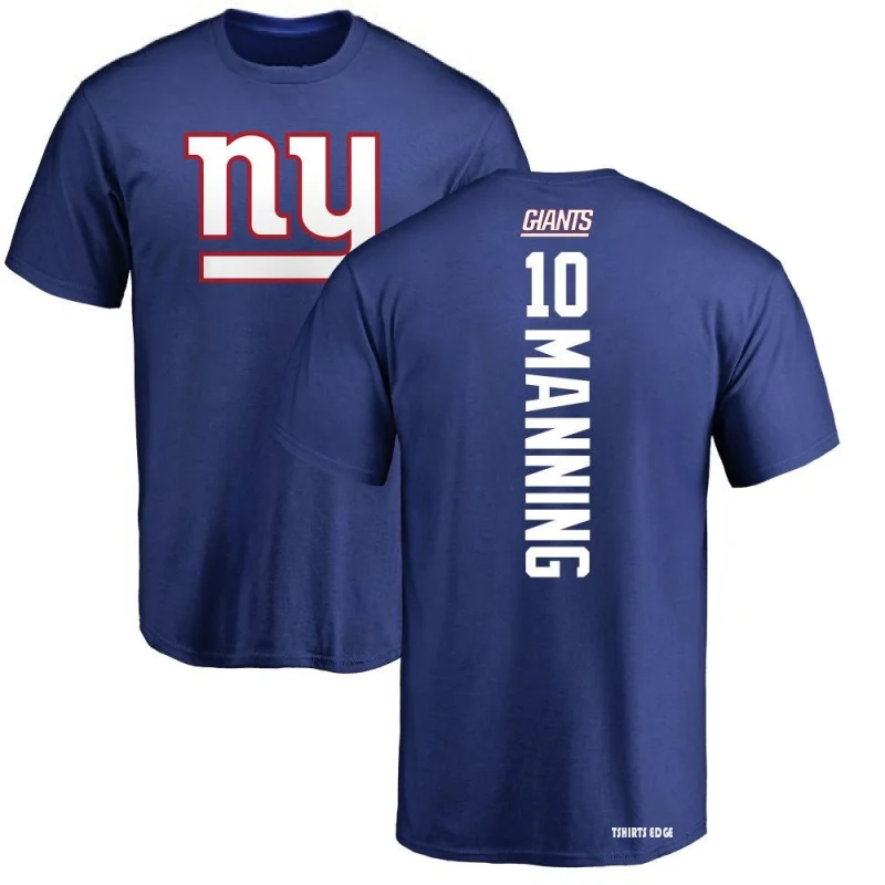 Mens New York Giants Eli Manning Nike Royal Blue Game Jersey