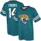 Elijah Cooks Name & Number Game Day V-Neck T-Shirt - Teal