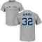 Elston Howard Name & Number T-Shirt - Gray