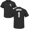 Elvis Andrus Name & Number T-Shirt - Black