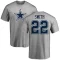 Emmitt Smith Name & Number T-Shirt - Ash