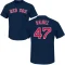 Enmanuel Valdez Name & Number T-Shirt - Navy