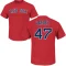 Enmanuel Valdez Name & Number T-Shirt - Scarlet