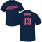 Eric Haase Name & Number T-Shirt - Navy