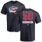 Eric Robinson Name and Number Banner Wave T-Shirt - Navy